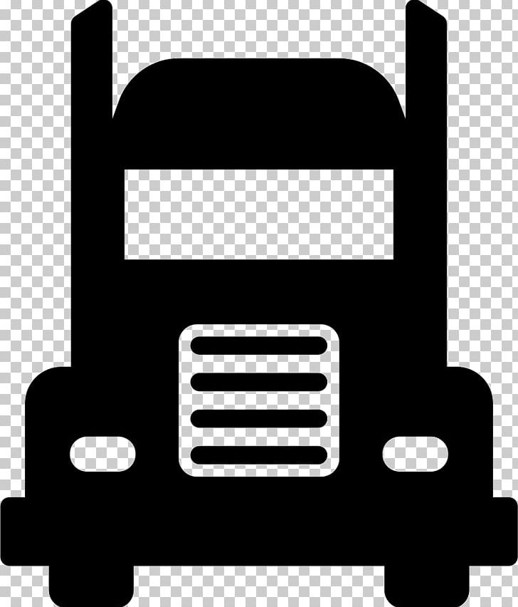 Pickup Truck Computer Icons Semi-trailer Truck PNG, Clipart, Black, Black And White, Box Truck, Cars, Commercial Vehicle Free PNG Download