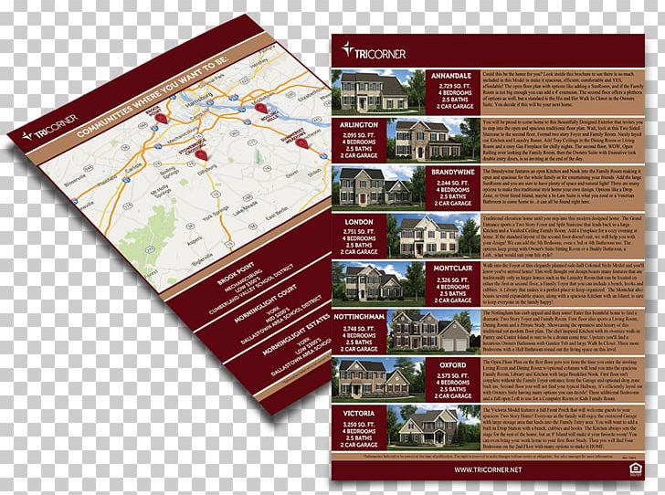TriCorner Homes Graphic Design HeadAche Designs Advertising PNG, Clipart, Advertising, Art, Brand, Brochure, Church Free PNG Download