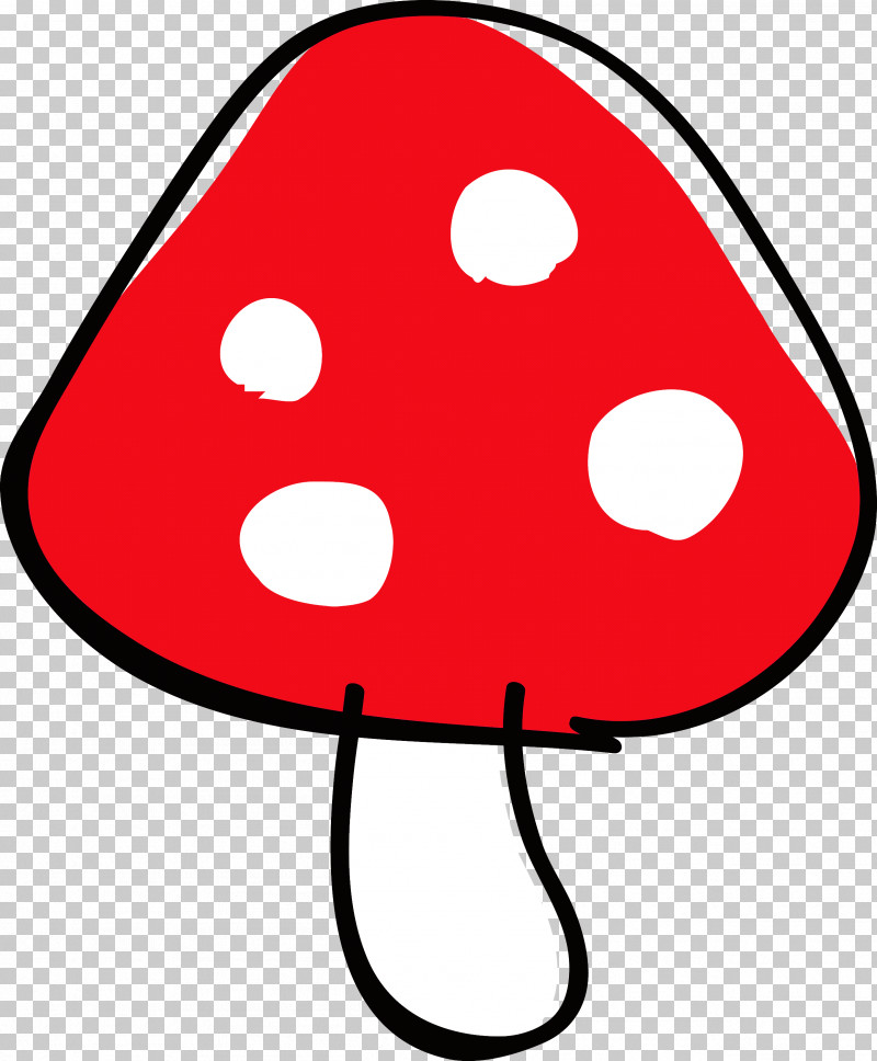 Red Line Art PNG, Clipart, Cartoon Mushroom, Cute, Line Art, Mushroom, Red Free PNG Download