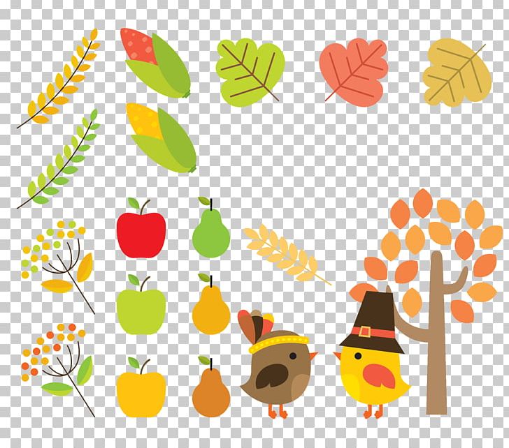 Thanksgiving Party Icon PNG, Clipart, Autumn Leaves, Autumn Tree, Beak, Decorative Elements, Element Free PNG Download