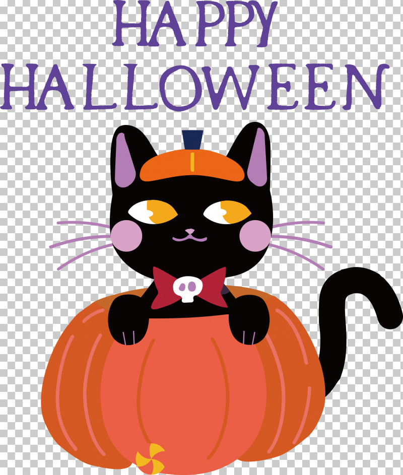 Happy Halloween PNG, Clipart, Biology, Cartoon, Cat, Catlike, Happy Halloween Free PNG Download
