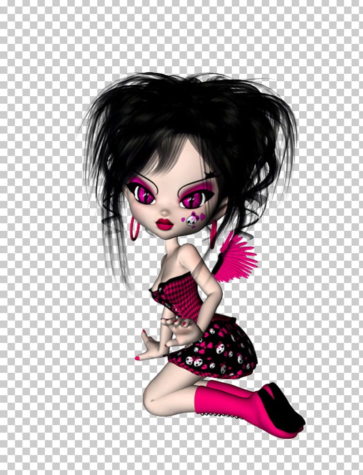 Black Hair Pink M Doll PNG, Clipart, Black Hair, Brown Hair, Design M, Doll, Fictional Character Free PNG Download