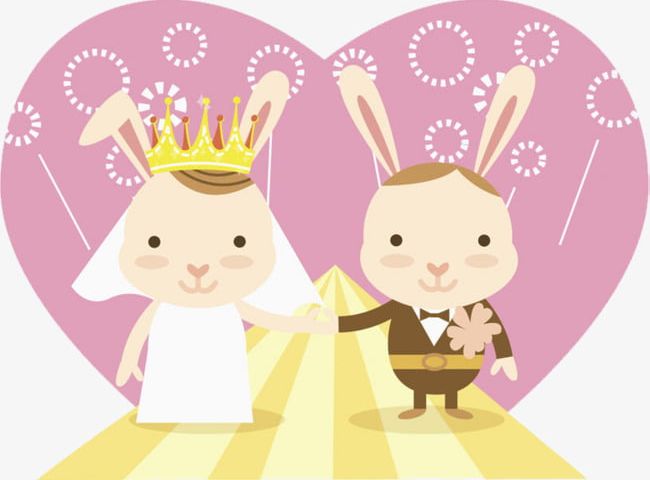 Wedding Bunny PNG, Clipart, Animal, Background, Bunny Clipart, Bunny Clipart, Crown Free PNG Download