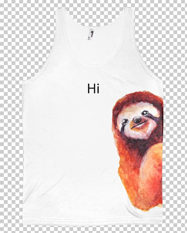 T-shirt Sleeveless Shirt Top Sloth PNG, Clipart, Active Tank, Clothing, Highheeled Shoe, Mockupmandala, Neck Free PNG Download