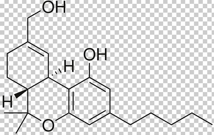 Tetrahydrocannabinolic Acid Cannabis 11-Nor-9-carboxy-THC Cannabinoid PNG, Clipart, Angle, Area, Black, Black And White, Cannabidiol Free PNG Download
