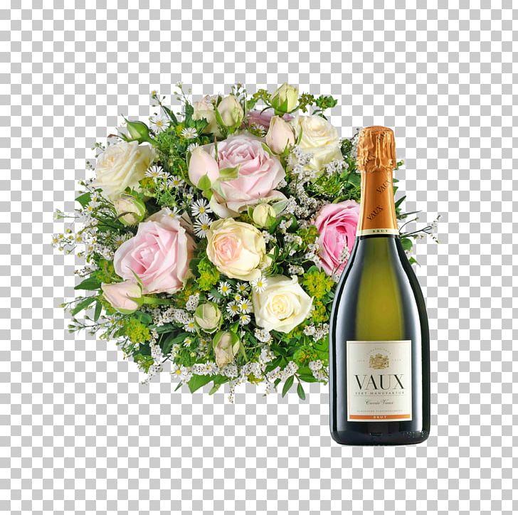 Champagne Glass Bottle Wine Liqueur Floral Design PNG, Clipart, Artificial Flower, Blume2000de, Bottle, Champagne, Cut Flowers Free PNG Download