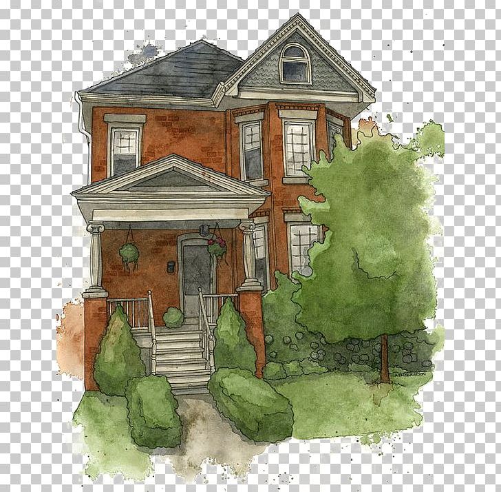 House Watercolor Painting Gratis Icon PNG, Clipart, Building, Cartoon, Cartoon  House, Cottage, Designer Free PNG Download