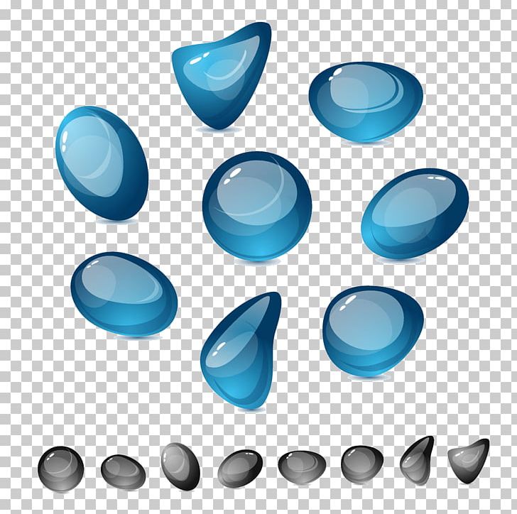 Glass Stone Material Illustration PNG, Clipart, Azure, Bead, Big Stone, Black, Blue Free PNG Download