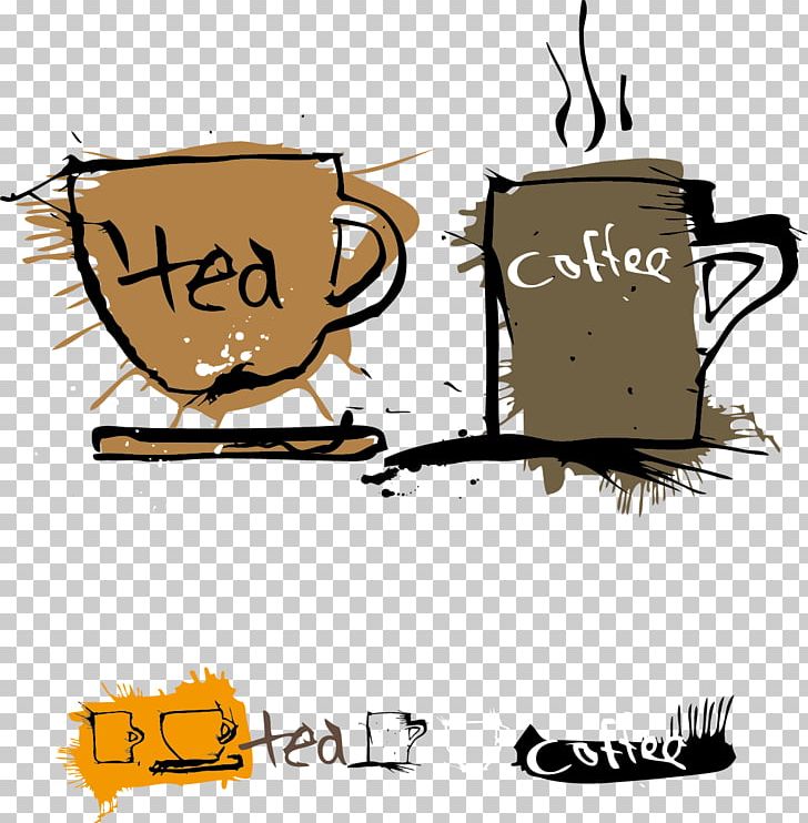 Coffee Cup Tea Adobe Illustrator PNG, Clipart, Brand, Caffeine, Cartoon, Coffee, Coffee Cup Free PNG Download