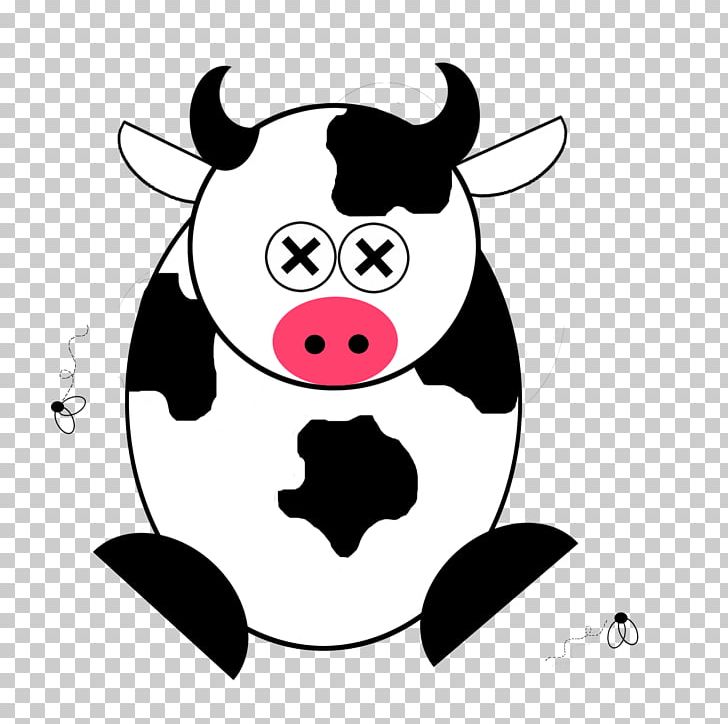 Cattle Calf Cartoon Illustration PNG, Clipart, Animal, Art, Artwork, Black And White, Calf Free PNG Download