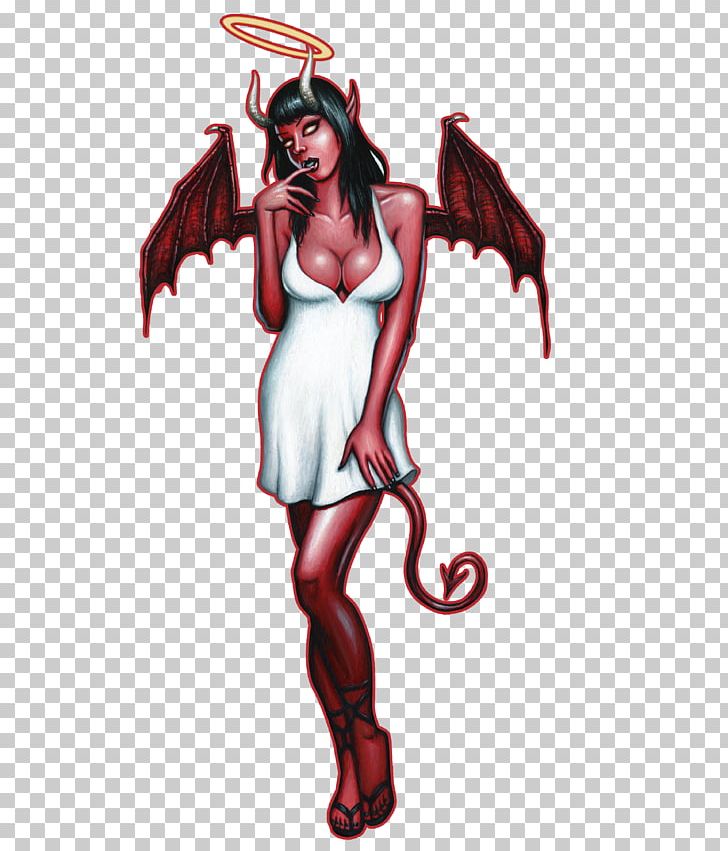 Demon Pin-up Girl Devil Art Angel PNG, Clipart, Angel, Anime, Art, Art Angel, Costume Free PNG Download