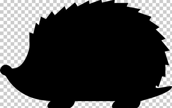 Hedgehog Silhouette PNG, Clipart, Black, Black And White, Drawing, Hedgehog, Monochrome Free PNG Download