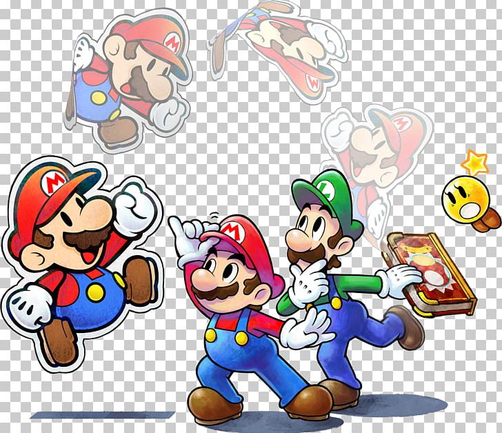 Mario & Luigi: Paper Jam Mario & Luigi: Superstar Saga Paper Mario PNG, Clipart, Bowser, Cartoon, Fictional Character, Human Behavior, Line Free PNG Download