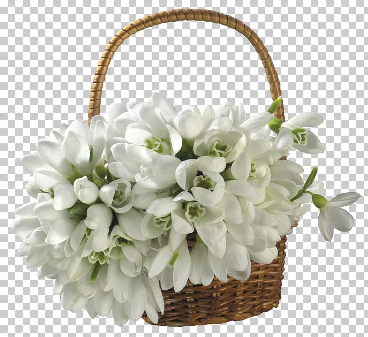 Snowdrop Flower Bouquet Basket Desktop PNG, Clipart, Basket, Bud, Cut Flowers, Desktop Wallpaper, Floral Design Free PNG Download