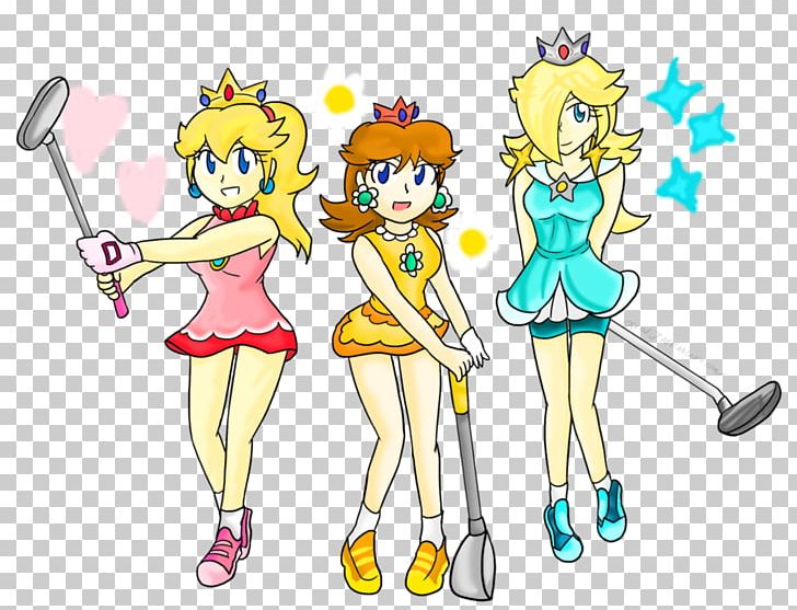Rosalina Mario Golf: World Tour Princess Daisy Princess Peach PNG, Clipart, Area, Art, Artwork, Cartoon, Fictional Character Free PNG Download