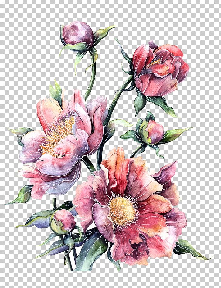 Floral Design Watercolor Painting Watercolour Flowers PNG, Clipart, Art, Artificial Flower, Cut Flowers, Decoupage, Drawing Free PNG Download