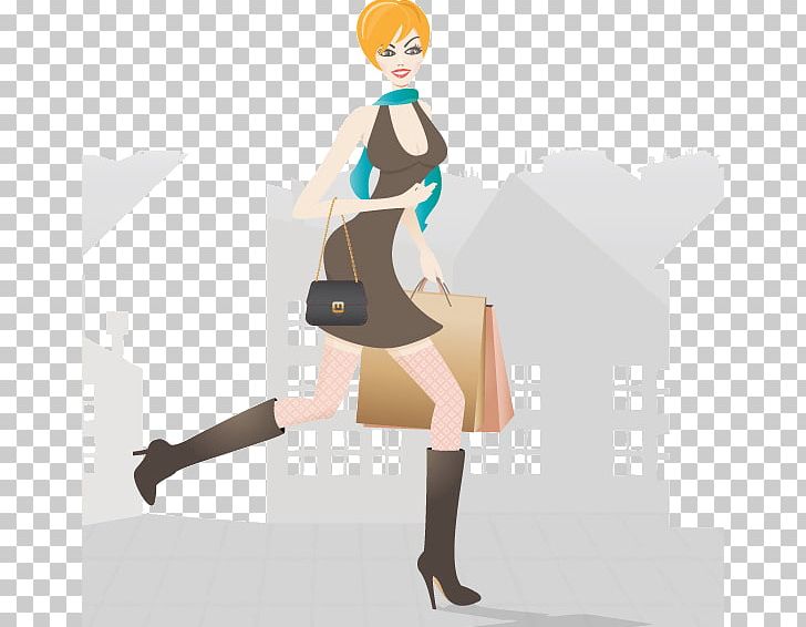 Paris Shopping PNG, Clipart, Art, Business Woman, Cartoon, Coffee Shop, Encapsulated Postscript Free PNG Download