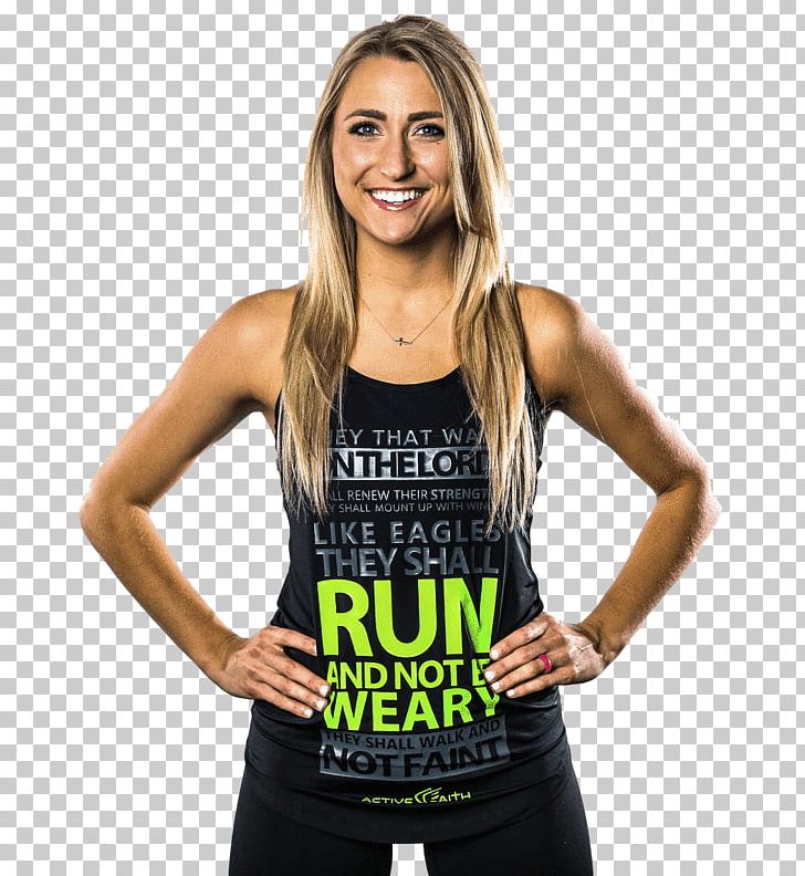 T-shirt Running Sleeveless Shirt PNG, Clipart, Brown Hair, Clothing, Endurance, Exercise, Faith Free PNG Download