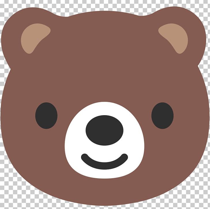 Bear Emoji Android Noto Fonts PNG, Clipart, Android, Android Nougat, Android Version History, Animals, Bear Free PNG Download