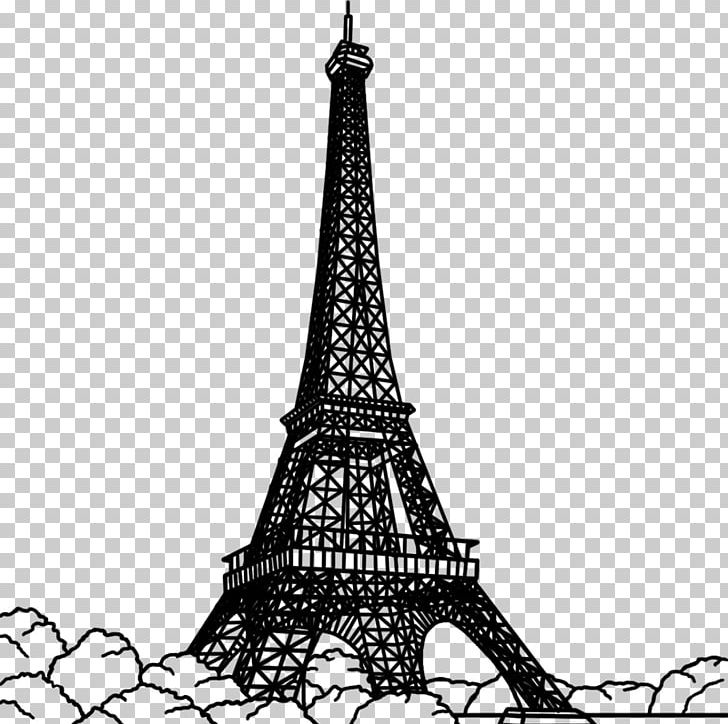 Eiffel Tower Black And White PNG, Clipart, Black And White, Desktop Wallpaper, Drawing, Eiffel, Eiffel Tower Free PNG Download