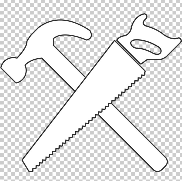 Hand Tool Hand Saws Hammer PNG, Clipart, Angle, Area, Black, Black And White, Clip Art Free PNG Download
