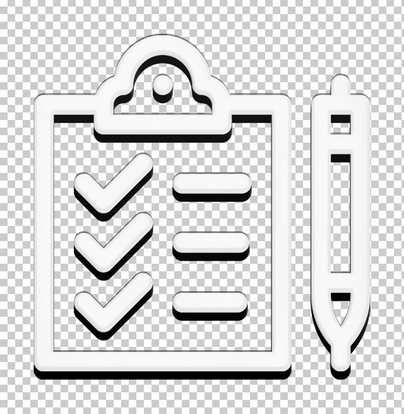 Checklist Icon Logistics Icon PNG, Clipart, Black, Black And White, Checklist Icon, Chemical Symbol, Chemistry Free PNG Download