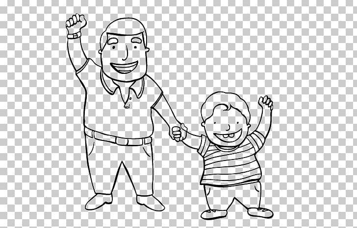 Coloring Book Father Son Drawing Child PNG, Clipart, Angle, Arm, Black, Black And White, Boy Free PNG Download