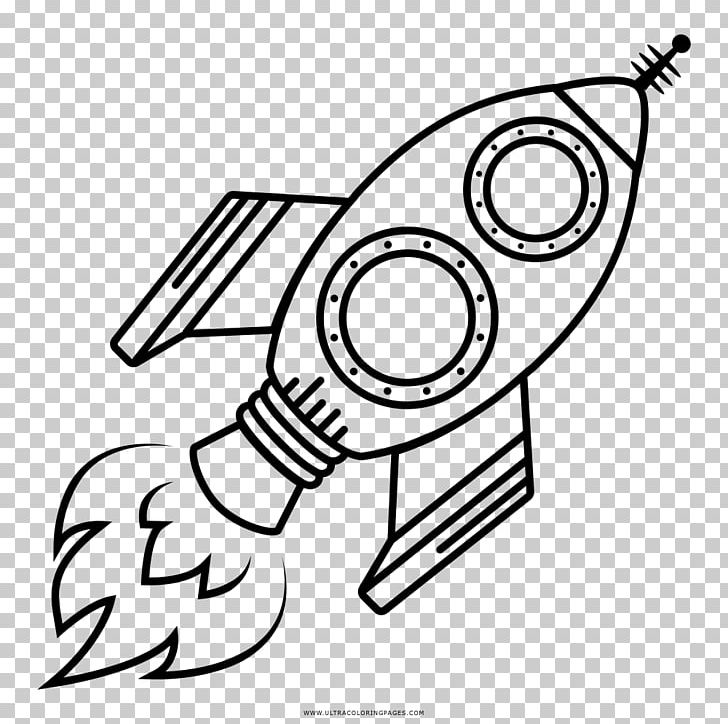 Drawing Rocket Coloring Book Spacecraft Cohete Espacial PNG, Clipart, Angle, Art, Artwork, Black, Black And White Free PNG Download