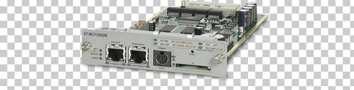 Network Cards & Adapters Allied Telesis AT-MCF2000M Passive Circuit Component Management RS-232 PNG, Clipart, 100basetx, Adapter, Allied Telesis, Bus, Computer Free PNG Download