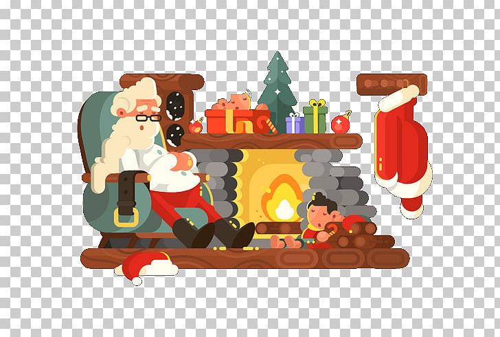 Santa Claus Village Christmas Ornament Illustration PNG, Clipart, Apartment House, Cartoon, Christmas Decoration, Christmas Elements, Christmas Ornament Free PNG Download