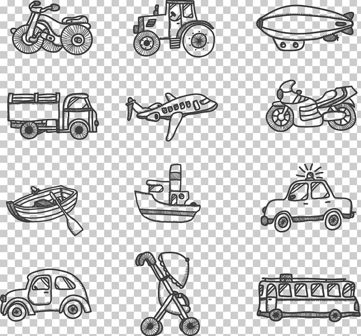 Drawing Transport Icon PNG, Clipart, Airliner, Angle, Automotive Design, Auto Part, Black And White Free PNG Download