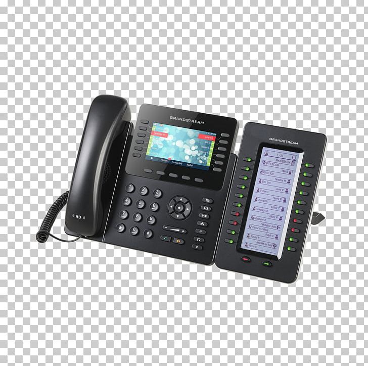 Grandstream Networks VoIP Phone Voice Over IP Telephone Session Initiation Protocol PNG, Clipart, Business, Business Telephone System, Caller Id, Communication, Corded Phone Free PNG Download