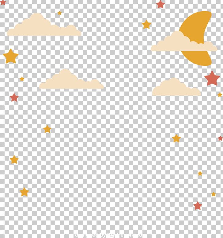 Sky Stars Moon Clouds Illustration PNG, Clipart, America, Angle, Cartoon, Clothing, Clothing Accessories Free PNG Download