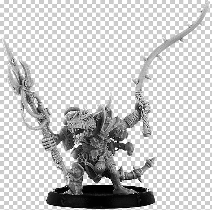 Rat Splinter Warlock The Ninth Age: Fantasy Battles Miniature Wargaming PNG, Clipart, Action Figure, Animals, Black And White, Fictional Character, Figurine Free PNG Download
