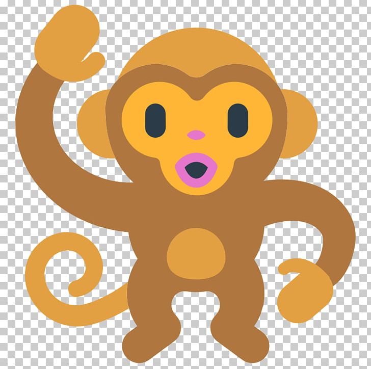 Monkey Emoji Tiger PNG, Clipart, Animals, Art, Carnivoran, Cartoon, Cat Like Mammal Free PNG Download