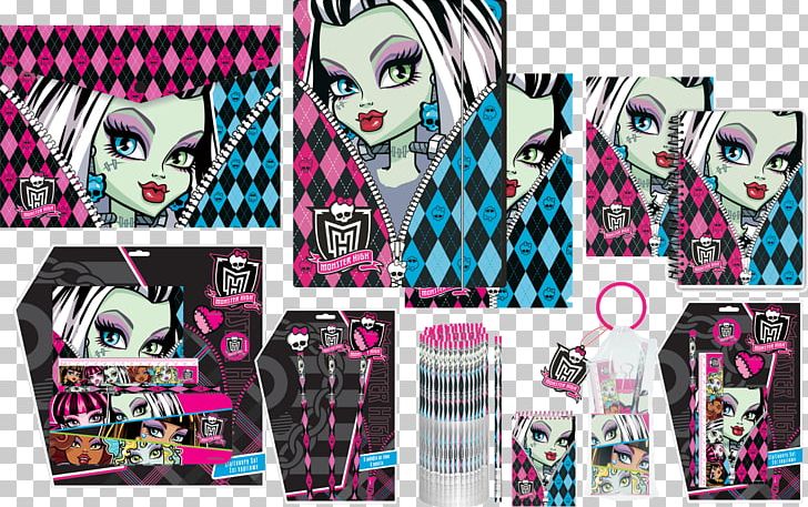 Monster High School Supplies Handbag Clothing PNG, Clipart, Art, Backpack, Clothing, Collage, Diary Free PNG Download