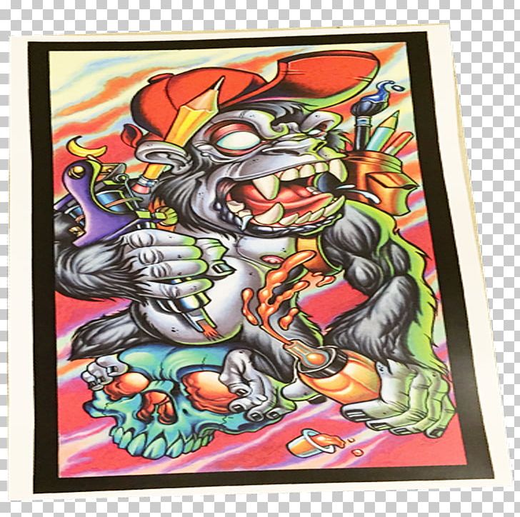 Printmaking Art Poster PNG, Clipart, Art, Arts, Creativity, Fictional Character, Gorilla Watercolor Free PNG Download