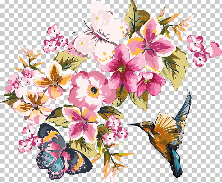 IPhone 6 Paper Flower Watercolor Painting PNG, Clipart, Bird, Butterfly, Cut Flowers, Decoupage, Drawing Free PNG Download