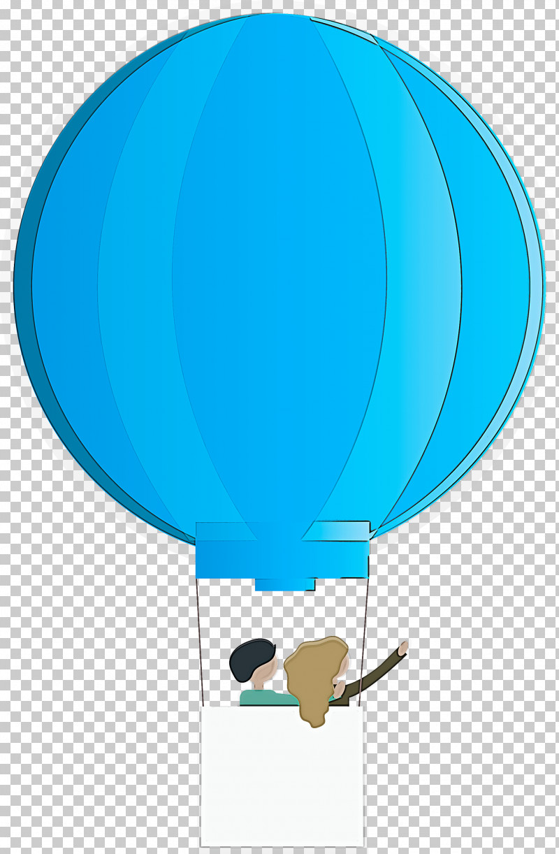 Hot Air Balloon Floating PNG, Clipart, Aerostat, Aqua, Azure, Balloon, Blue Free PNG Download