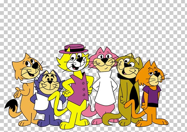 Cat Cartoon Animated Series Hanna-Barbera Television Show PNG, Clipart, Animals, Carnivoran, Cat Like Mammal, Computer Wallpaper, Dog Like Mammal Free PNG Download