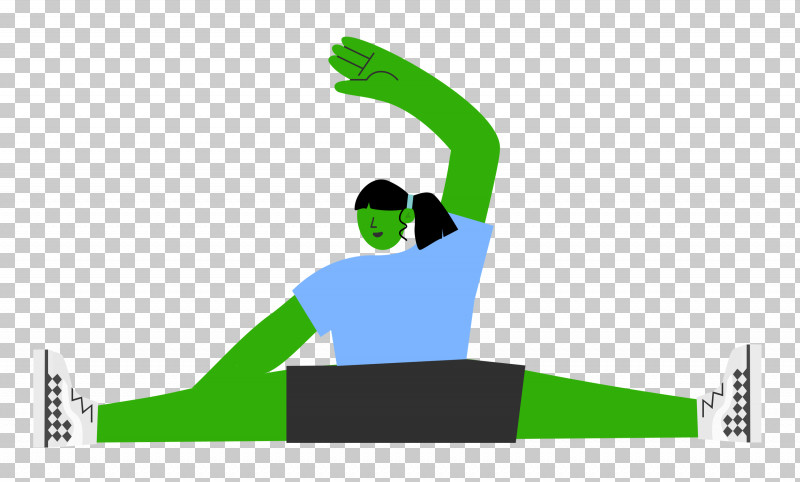 Sitting Floor Stretching Sports PNG, Clipart, Cartoon, Comics, Drawing, Logo, Sports Free PNG Download