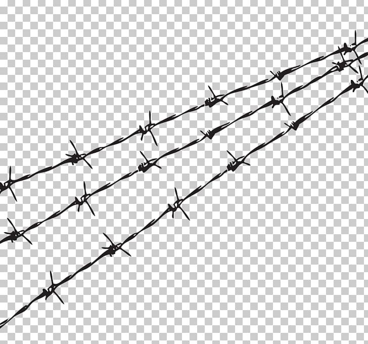 Barbed Wire Fence Black And White Monochrome PNG, Clipart, Angle, Barbed Wire, Barbwire, Black And White, Fence Free PNG Download