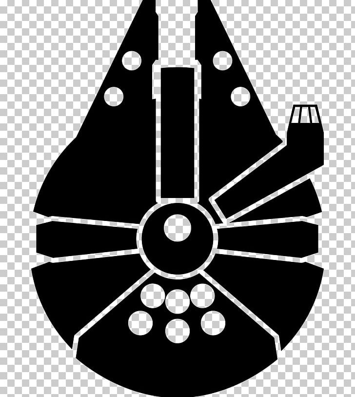 Han Solo Millennium Falcon Yoda Star Wars: The Clone Wars PNG, Clipart, Angle, Artwork, Black And White, Black Colouer Triangle, Circle Free PNG Download