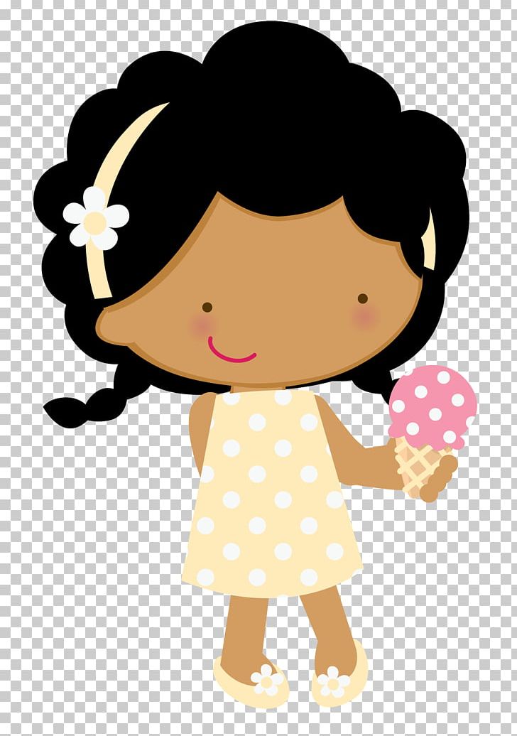 Ice Cream Girl Child Paper Clip PNG, Clipart, Art, Black Hair, Cartoon, Cheek, Child Free PNG Download