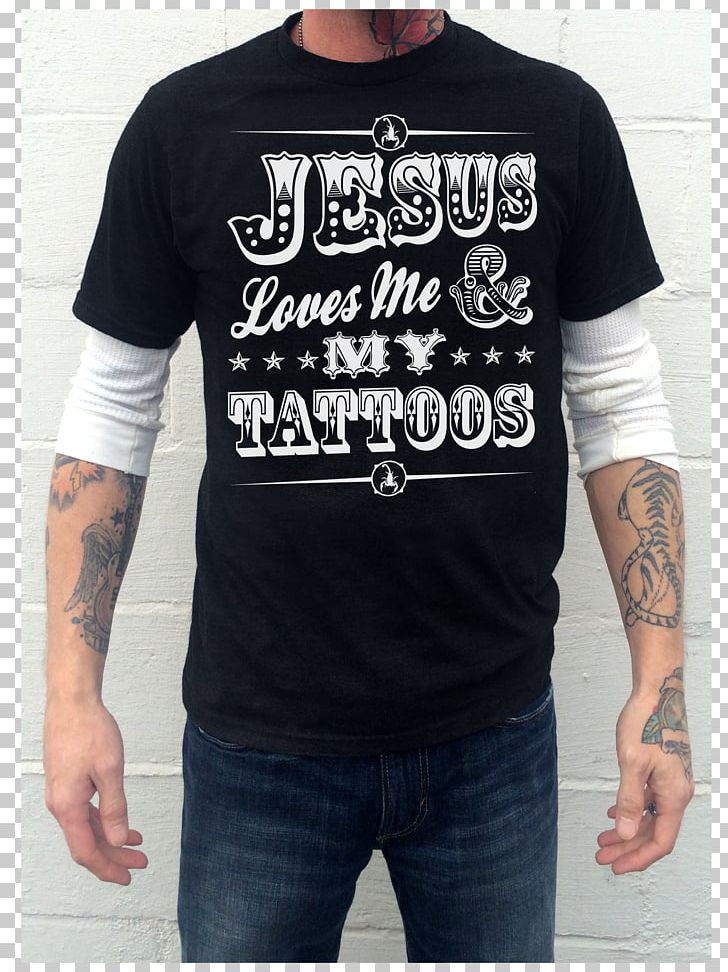Long-sleeved T-shirt Tattoo PNG, Clipart, Black, Body Piercing, Brand, Clothing, Facial Hair Free PNG Download