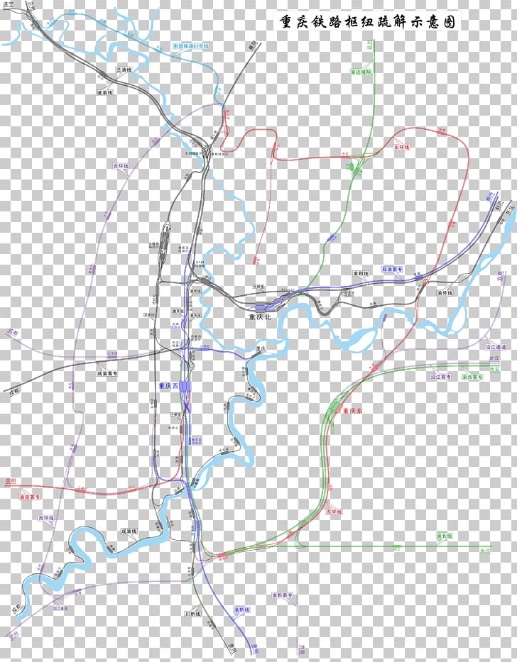 Chongqing Railway Rail Transport Map Spiral PNG, Clipart, Area, Branch, Chongqing, Diagram, Guizhou Free PNG Download