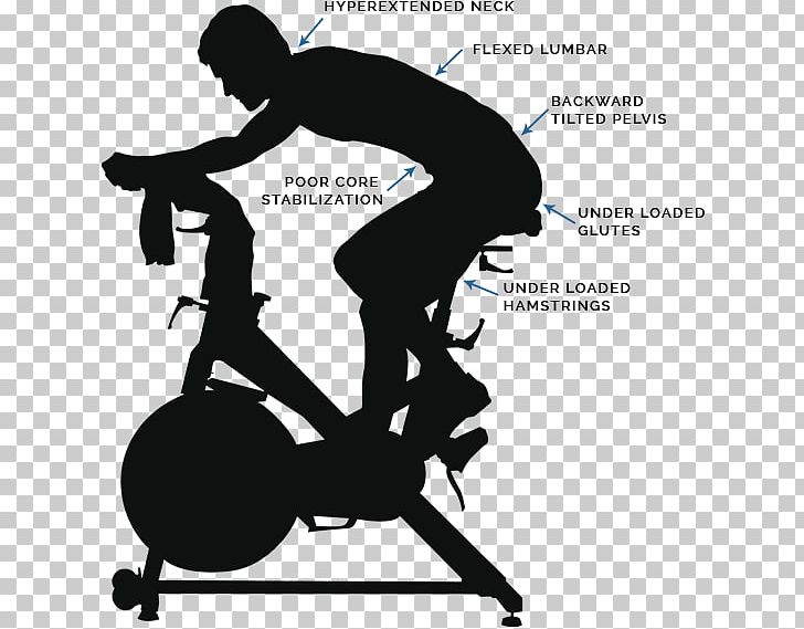 Indoor Cycling Exercise Bikes Silhouette PNG, Clipart, Animals, Arm, Bicycle, Black And White, Brand Free PNG Download