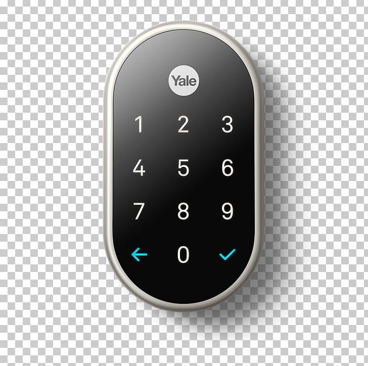 Yale Pin Tumbler Lock Nest Labs Mobile Phones PNG, Clipart, Brass, Door, Electronic Device, Electronics, Electronics Accessory Free PNG Download
