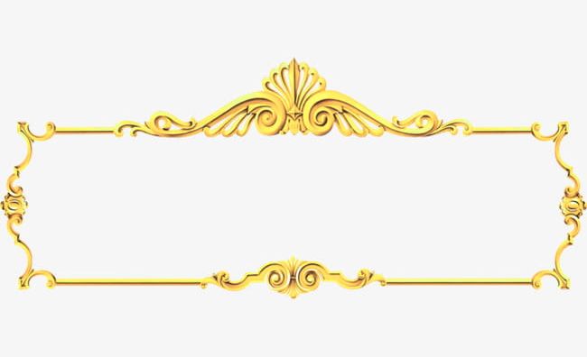 Gold Glyph Border PNG, Clipart, Abstract, Antique, Backgrounds, Baroque Style, Border Clipart Free PNG Download