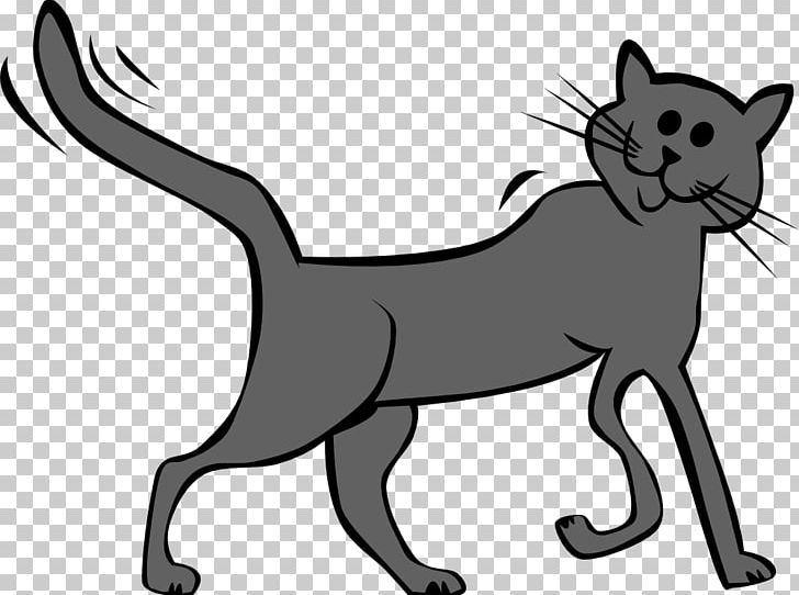 Cat Animation Cartoon PNG, Clipart, Animation, Artwork, Black, Black And White, Black Cat Free PNG Download